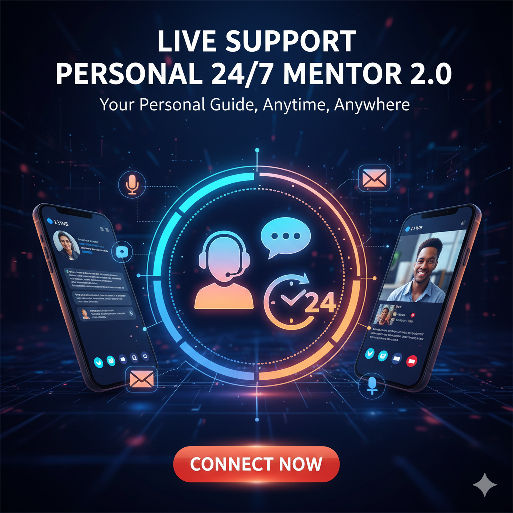 Live Support Personal 24 hours/24 Mentor 2.0.