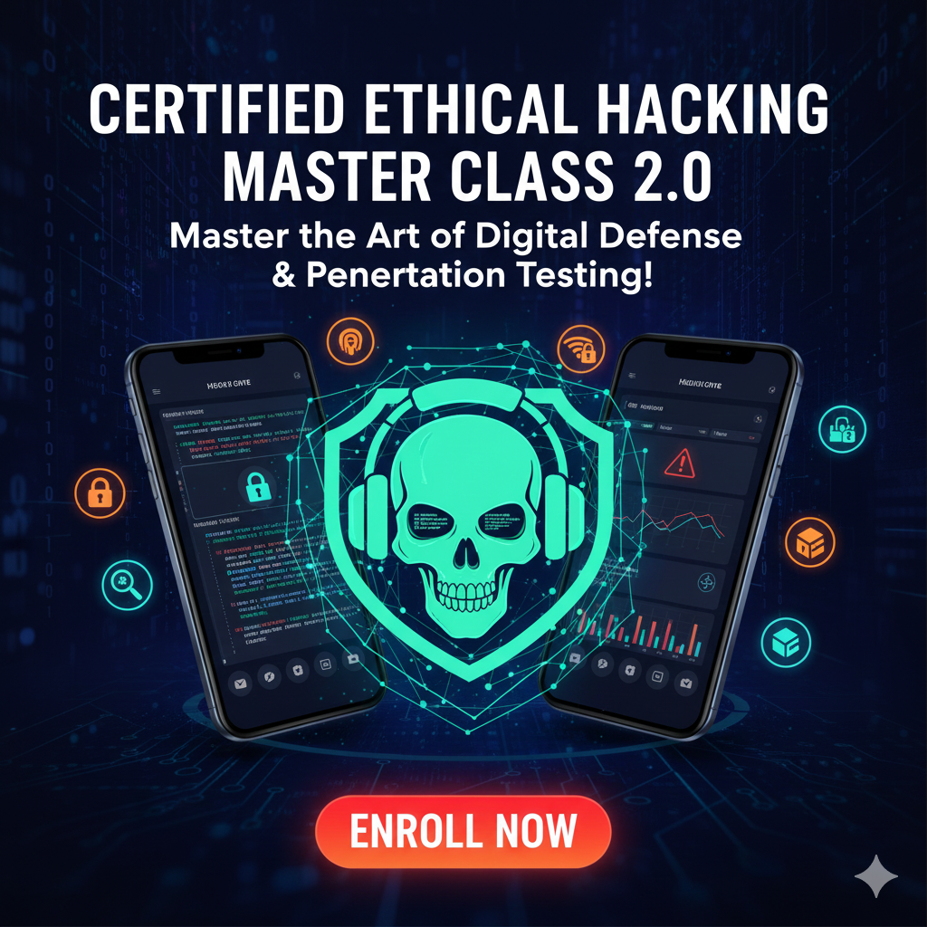 সার্টিফাইড ইথিক্যাল হ্যাকিং মাস্টার ক্লাস 2.0 / Certified Ethical Hacking Master Class 2.0